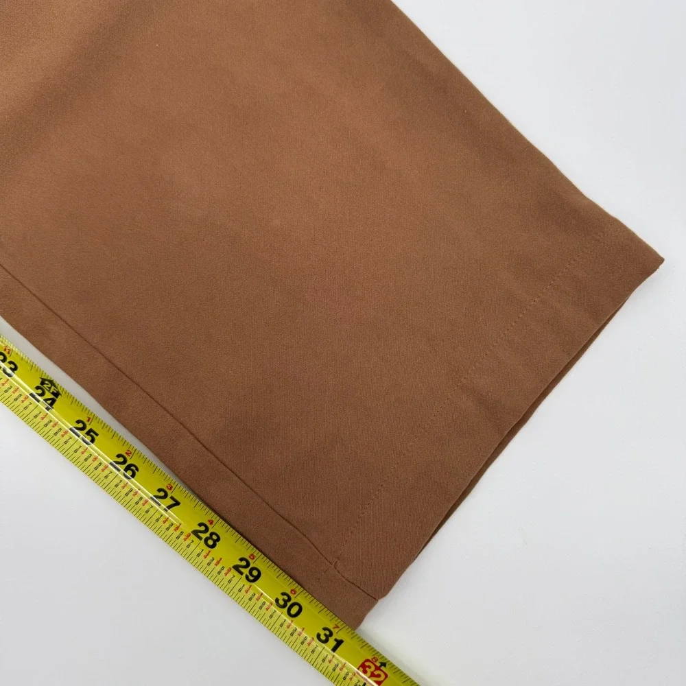 TravelSmith Track Suit Mens Large Brown Suede Microfiber Jacket Pants Set 77011
